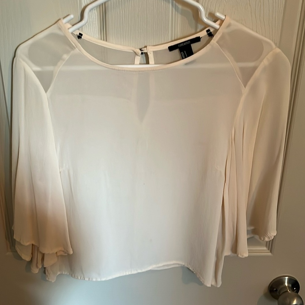 Sheer Crop Top